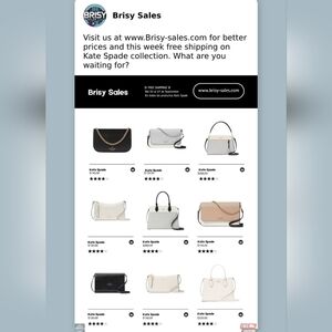 Kate Spade Shipping Deal !!!